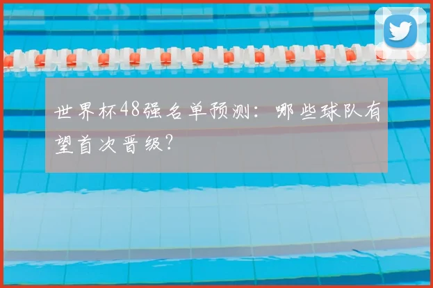 世界杯48强名单预测：哪些球队有望首次晋级？